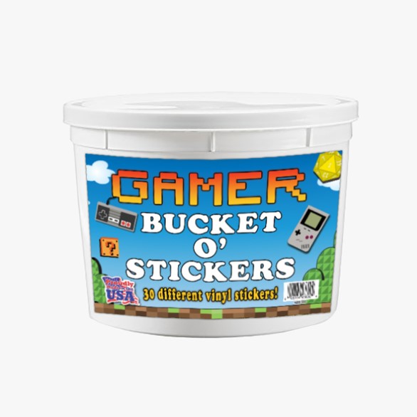 Gamer Bucket o' Stickers