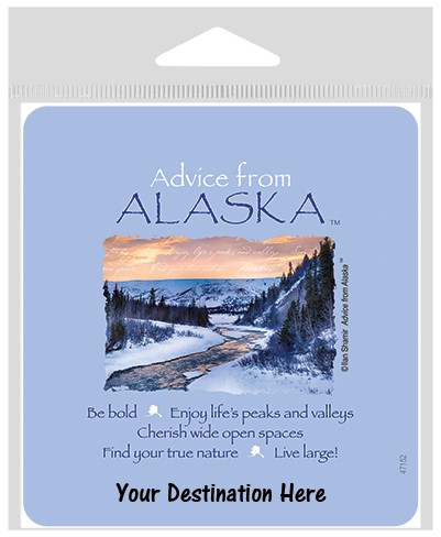 Advice from Alaska Large Sticker