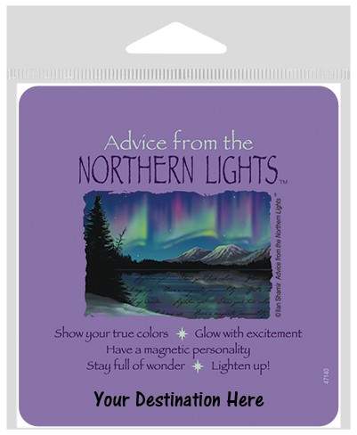 Advice from the Northern Lights Large Sticker
