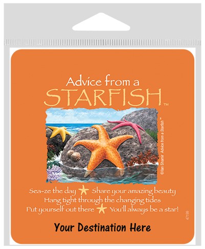 Advice from a Starfish Large Sticker