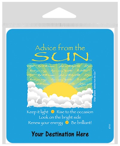 Advice from the Sun Large Sticker