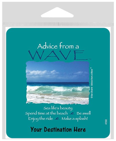 Advice from a Wave Large Sticker