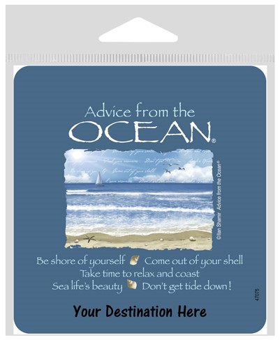 Advice from the Ocean Large Sticker