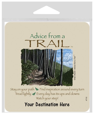 Advice from a Trail Large Sticker