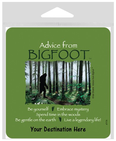 Advice from Bigfoot Large Sticker