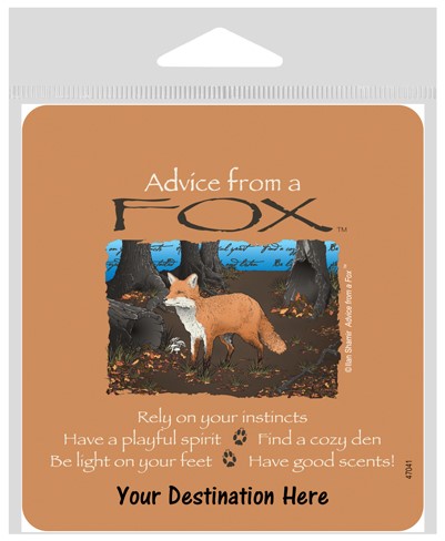 Advice from a Fox Large Sticker