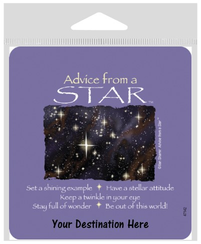 Advice from a Star Large Sticker