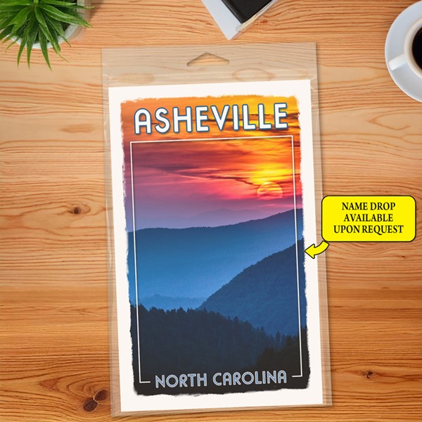 Blue mountains at sunset Journal  5.5" x 8.5" Booklet