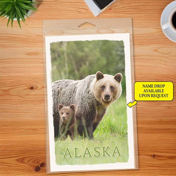 Mama bear and cub Journal  5.5" x 8.5" Booklet